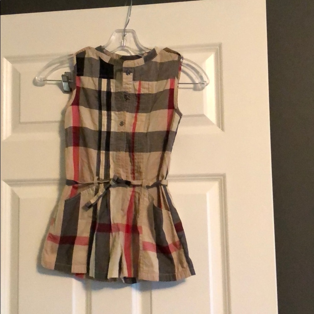 Burberry girls romper